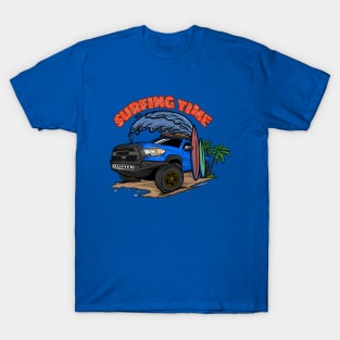 4Runner Toyota Surfing Time Holiday - Blue T-Shirt